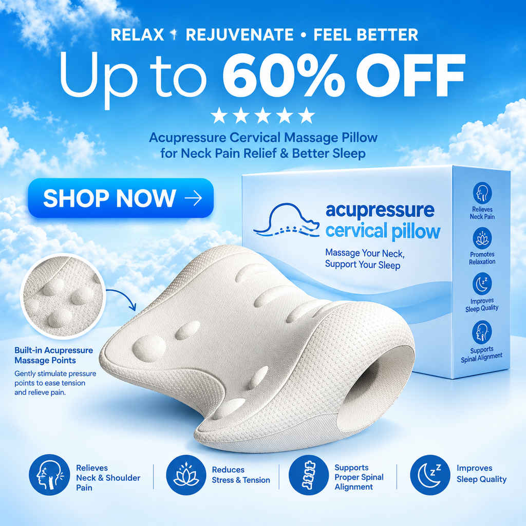 Acupressure Cervical Massage Pillow